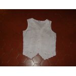Chemisier toile coton blanc blanche porte Chemisier toile coton blanc blanche porte