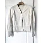 Chloe cardigan blanc taillexs 70%laine 30%cachemire bon �tat