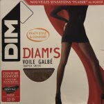 Collant diam's voile galb� - ceinture confort - panty style & confort - taille 1 - coloris marron - 22d ...