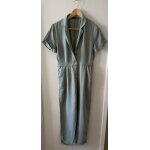 Combi - pantalon etam t. 36 sage - green - style  ; worker ; tencel / lyocell