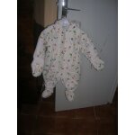 Combinaison du pareil au mme  capuche amovible, moufles et chaussons coton 12 mois multicolore
