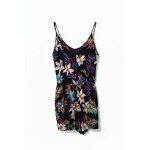 Combinaison short fleurie noire shein taille l