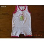 Combinaison short sans manches, fille - cocoon - t 6 mois