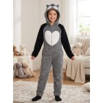 Combinaison sur pyjama gris et noir taille xs etam neuf tr�s douce
