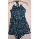 Combishort fluide fleuri � dos nu