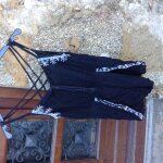 Combishort jennyfer taille xs noir et gris