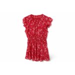 Combishort de plage fleurie rouge et rose shein taille m / 38