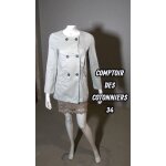 Comptoir des cotonniers taille 34 veste trench beige femme coton manteau Comptoir des cotonniers taille 34 veste trench beige femme coton manteau
