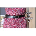Comptoir des cotonniers taille 36 ceinture cuir femme marron fonc