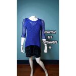 Comptoir des cotonniers taille 40 pull femme bleu roi manches 3 / 4 coton Comptoir des cotonniers taille 40 pull femme bleu roi manches 3 / 4 coton