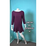 Comptoir des cotonniers taille 40 robe manches 3 / 4 bordeaux femme polyest Comptoir des cotonniers taille 40 robe manches 3 / 4 bordeaux femme polyest