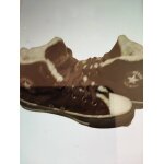 Converse marron fonc intrieur fourr synthtique, dain marron fonc unisexe. taille 5 , 5 u s .  lacets. ...