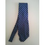 Cravate bleue marine 100% soie