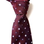 Cravate bordeaux 100% soie kenzo 145 cm
