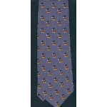 Cravate disney mickey sur fond bleu