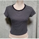 Croc top ray noir et blanc zara taille s