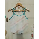 D�bardeur blanc traits color�s 40 l adidas.