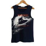 Dbardeur bleu marine. surfeur. summer waves. h&m. taille 13 - 14 ans. 158 - 164 cm