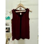 D�bardeur bordeaux / noir 34 xs naf naf.