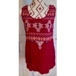 D�bardeur etam, t. xl, rose, motifs incas ou azt�ques