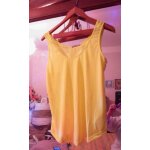 Dbardeur jaune fluo dos dentelles 42 / 44 3 suisses collection.