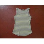 Débardeur jersey rayé gris et vert h&m Débardeur jersey rayé gris et vert h&m