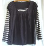 Dbardeur manches longues camaeu , taille 4, marron