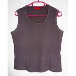 D�bardeur marron taupe. tissaia. coton. taille 46