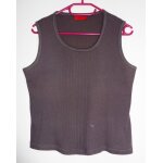 Dbardeur marron taupe. tissaia. coton. taille 46