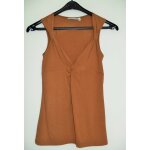 D�bardeur � noeud. t - shirt. marron. 3 suisses . taille s