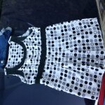 D�bardeur noir et blanc taille 38 promod