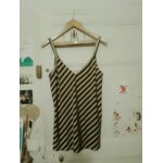 D�bardeur ray� noir / beige 40 l zara trafaluc.