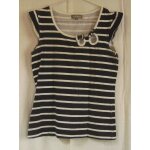 Débardeur rayé noir et blanc in extenso - taille s Débardeur rayé noir et blanc in extenso - taille s