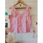 D�bardeur ray� rouge / blanc 44 xxl naf naf.