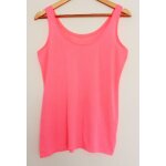 Dbardeur rose fluo. kiabi. coton mlang. taille 40
