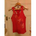 Dbardeur rose motif fleuri 34 xs naf naf.