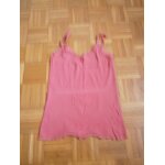 Dbardeur rose taille m col en v dentelle marque guess