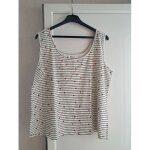 D�bardeur taille 50 - 52 blanc noir motif coeur