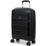 Delsey paris - binalong - valise cabine rigide slim - 55x40x19 cm - 34 litres - s - noir