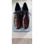Derbies femme bordeaux vernis - t39
