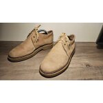 Derby paraboot en velours beige pour homme, taille 42
