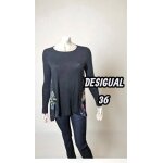 Desigual by christian lacroix taille 36 tee shirt manches longues noir femme Desigual by christian lacroix taille 36 tee shirt manches longues noir femme