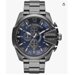 Diesel montre pour homme mega chief, mouvement chronographe, boîtier en acier inoxydable 51mm gunmetal ... Diesel montre pour homme mega chief, mouvement chronographe, boîtier en acier inoxydable 51mm gunmetal ...