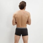 Dim lot de 4 boxers noirs ecodim coton