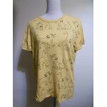 Disney tee shirt jaune imprim� roi lion t m
