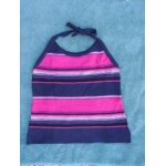 Dos nu etam , ray rose fuchsia et marine, taille 38