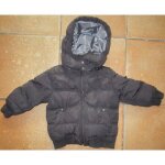 Doudoune burberry bleu marine 18 mois 86 cm capuche amovible