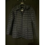 Doudoune jott noire reflet bleu marine