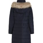 Doudoune longue tommy hilfiger femme bleu marine