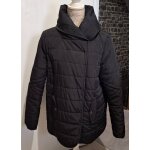 Doudoune matelasse noire mi - longue